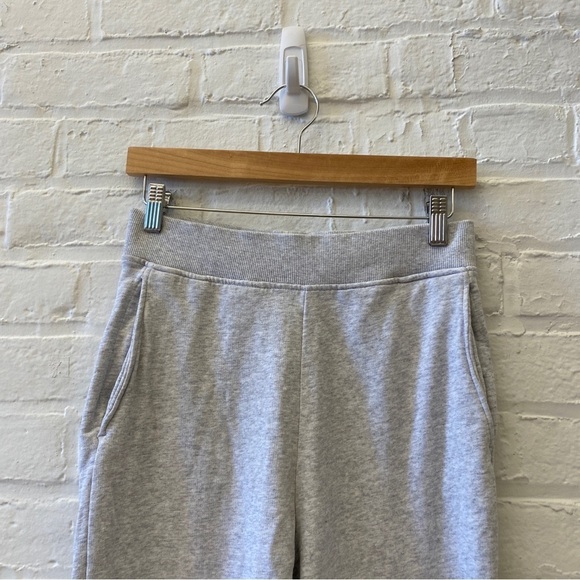 COS || Tapered Joggers Track Pants Sweatpants Cotton Heathered Gray XS - Picture 2 of 10